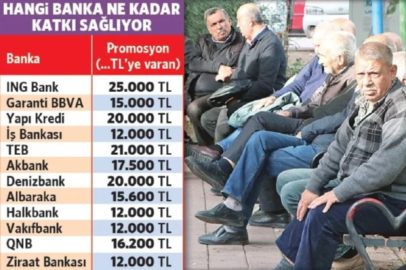 Emekli banka banka promosyon kovalıyor