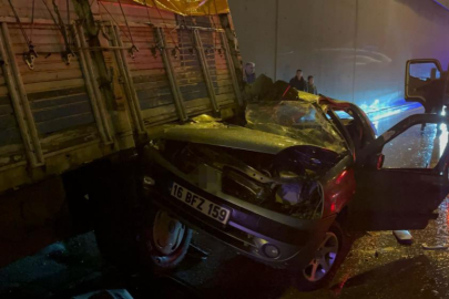 Yağmurlu havada makas atarken çarpmış