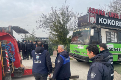 Lokanta minibüslere operasyon