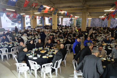 Orhaneli iftar sofrasında bir araya geldi