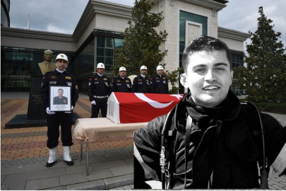Bursa'da yangından dönerken kaza sonrası hayatını kaybeden genç itfaiyeci için tören düzenlendi