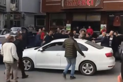 Bursa'da iftar saati yol kavgasında yumruklar konuştu!