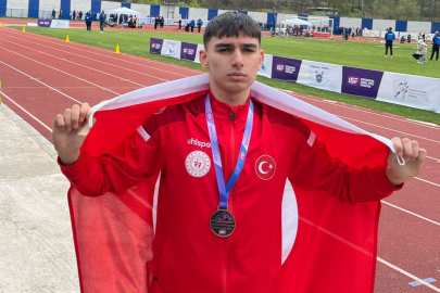 Osmangazili milli atletten dünya üçüncülüğü