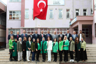 Bursa Gemlik 11 Eylül İlkokulu'nda sağlıklı yaşam rüzgârı