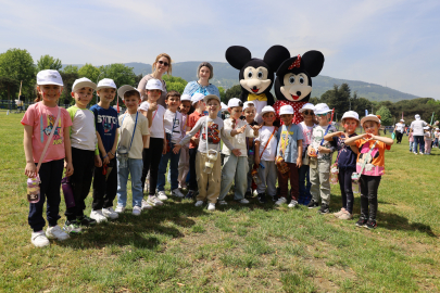 Bursa Uluslararası Spor Festivali’nde çocuklar doyasıya eğlendi