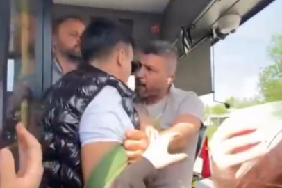 Lise öğrencisi tartıştığı otobüs şoförünün üzerine yürüdü