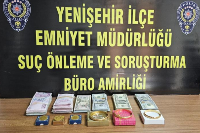 Kocasından altınları saklamak için hırsızlık süsü verdi