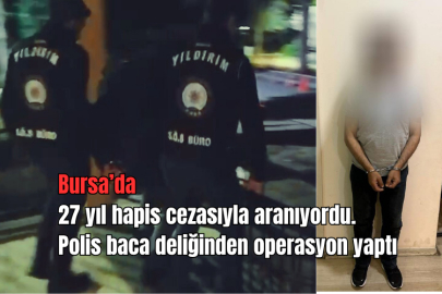 Polis o eve baca deliğinden operasyon yaptı
