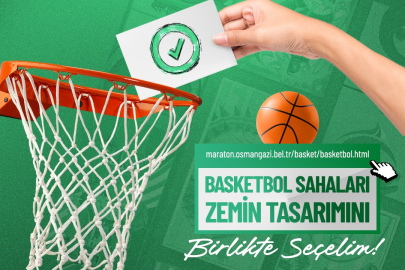 Basketbol sahalarının tasarımını Osmangazililerin oyları belirleyecek