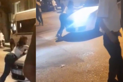 Bursa’da sokak ortasında film gibi olay: Kaputa asılan kadın araçla birlikte sürüklendi