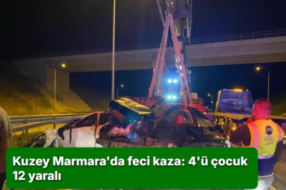 Kuzey Marmara'da feci kaza: 4'ü çocuk 12 yaralı