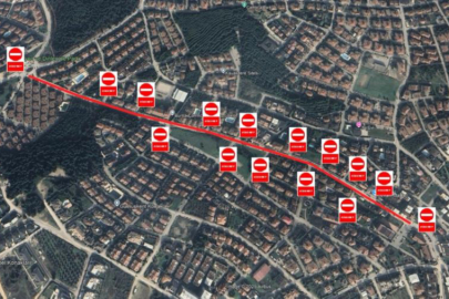 Nilüfer Çamlıca'da trafik düzenlemesi