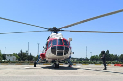 Bursa'da tatil trafiğine jandarmadan helikopterle denetim
