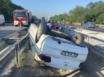 Balıkesir-Bursa kara yolunda trafik kazası: 2 yaralı