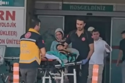 İnegöl'de Bıçağın üzerine düşen çocuk ağır yaralandı
