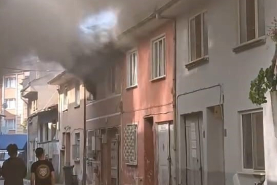 Bursa’da bir daire alevlere teslim oldu