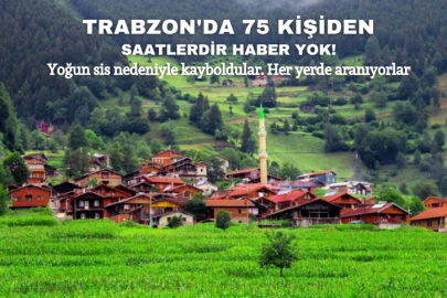 Doğa yürüyüşü yapan grup, sis nedeniyle yollarını kaybetti.