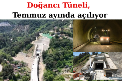 Doğancı Tünel inşaatı, yüzde 99 oranında bitti