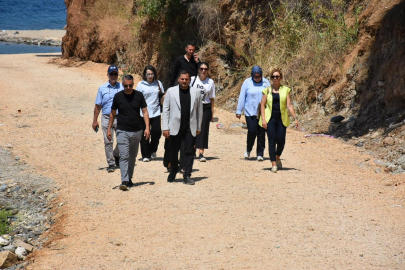 Bursa Gemlik’te yeni sahil yolu için altyapı hazırlığı
