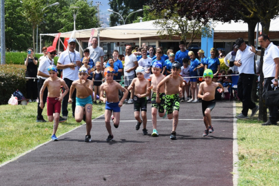 Bursa Osmangazi’de Triathle yarışları nefes kesti