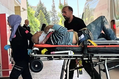İnşaatın 2. katından düşen işçi ağır yaralandı, çocuklarını sayıkladı