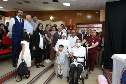 Tedavi gördüğü hastanede ikinci baharını yaşadı