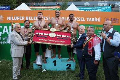 Mehmet Yeşil Yeşil 63. Tarihi Çalı Yağlı Güreşleri’nin Başpehlivanı oldu