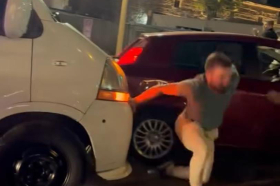 Yol verme yüzünden araçla ezmeye kalktı