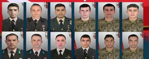 Türkiye şehitlerini uğurladı! 12 kahramana son veda...