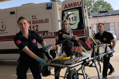 Bursa'da mevsimlik işçi seyir halindeki kamyonetten düştü
