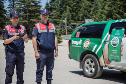 Uludağ'ın ormanlarında jandarmadan 24 saat motorize devriye