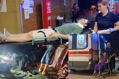 Kamyonet ile otomobil çarpıştı: 1'i polis 3 yaralı