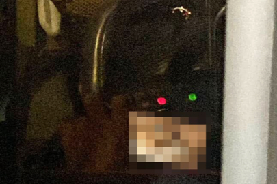 Otobüs şoförü müstehcen video izlerken yakalandı