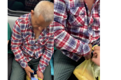 Metro’da gizlice kadınların fotoğrafını çekti: Fark edilince telefonunu kırdı