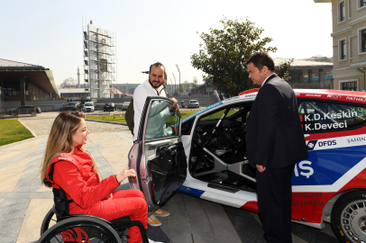 Başkan Aydın, Avrupa Ralli Şampiyonası için Keskin’e başarı diledi