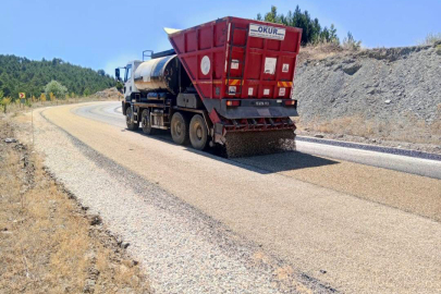 Dağ ilçelerinin yollarına Büyükşehir imzası