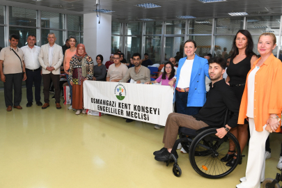 Osmangazi Belediyesi'nden engelli bireylere eğitim desteği