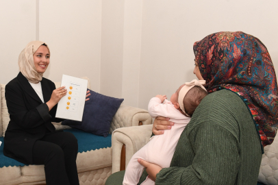Osmangazi Belediyesi yeni doğum yapan annelerin yanında