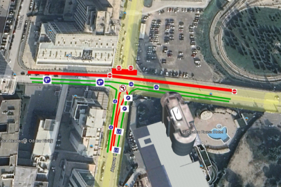 Bursa'da trafik düzenlemesi