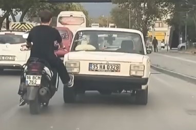 Tek ayağıyla inanılmaz kurtarış