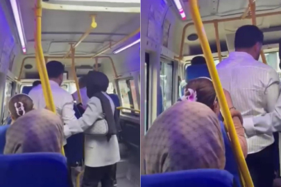 Minibüs şoförü yolcuları çileden çıkardı... Yolcular isyan etti