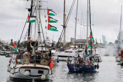İsrail gemileri Sumud Filosu'na müdahale ediliyor