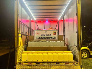 İznik’te bin litre kaçak etil alkol ele geçirildi