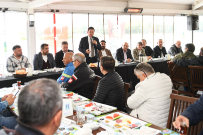 Başkan Aydın amatör spor kulüplerinin başkanlarıyla bir araya geldi