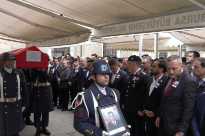Şehit Jandarma Astsubay Tacettin Gün, Bursa’da son yolculuğuna uğurlandı