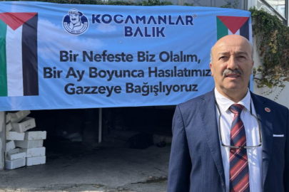Bursa'nın ünlü balıkçısı, 5 restoranın 1 aylık hasılatını Gazze'ye bağışlayacak