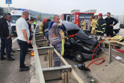 Bursa'da feci kaza: 4 yaralı