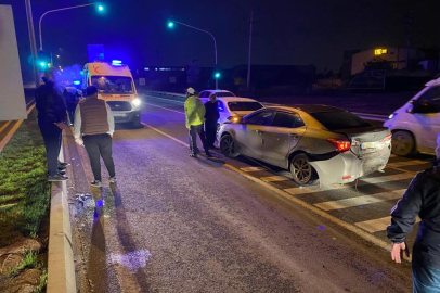 İnegöl’de zincirleme kaza : 1’i çocuk 5 yaralı