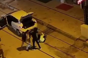 Bursa’da tartıştığı kadını yerde sürükledi: O anlar kamerada