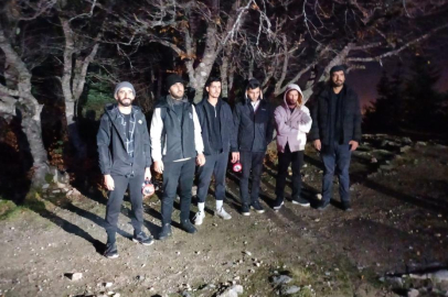 Uludağ'da ormanda mahsur kalan 6 kişi kurtarıldı